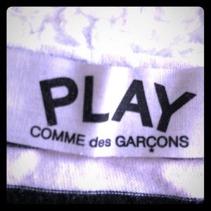 Cdg striped shirt make an offer